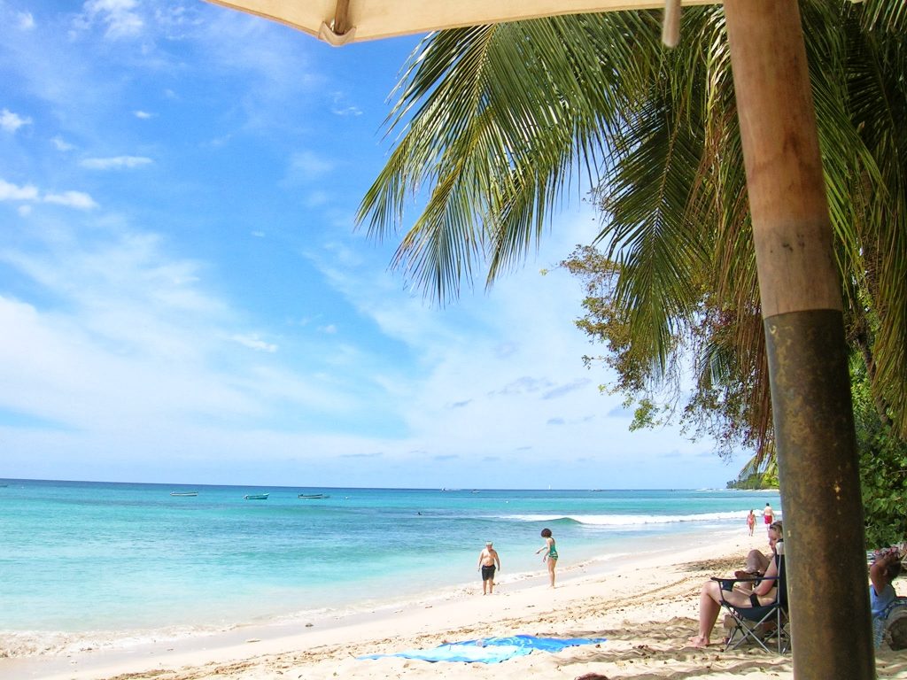 Paynes Bay Beach, Barbados,  rantaloma ja muoti Barbados