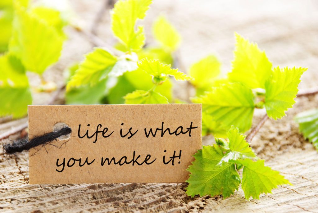 Onnellisuuden aakkoset - Life is what you make it
