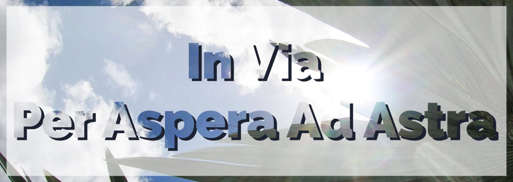 In Via Per Aspera Ad Astra logo