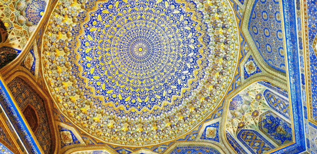Helmikuun kuvahaaste 8-14 - koristeellinen katto, Registon, Samarkand