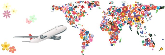 Meikkilaukku matkalla maailman ympäri - banner