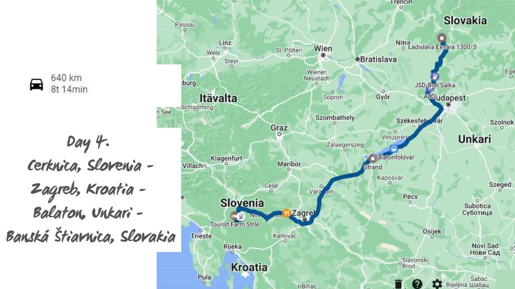 Road trip 4292 - Slovenia - Kroatia - Unkari - Slovakia.