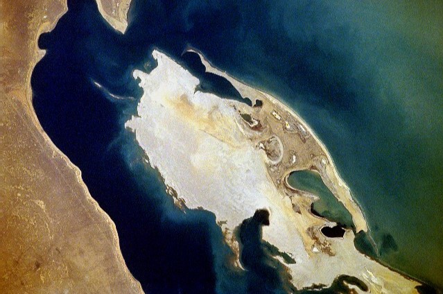 Maailman vaarallisimpia paikkoja
 - Ostrov Vozroždenija, Araljärvi. Kuva: Wikipedia