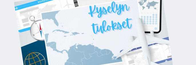 Matkakyselyn tulokset banner