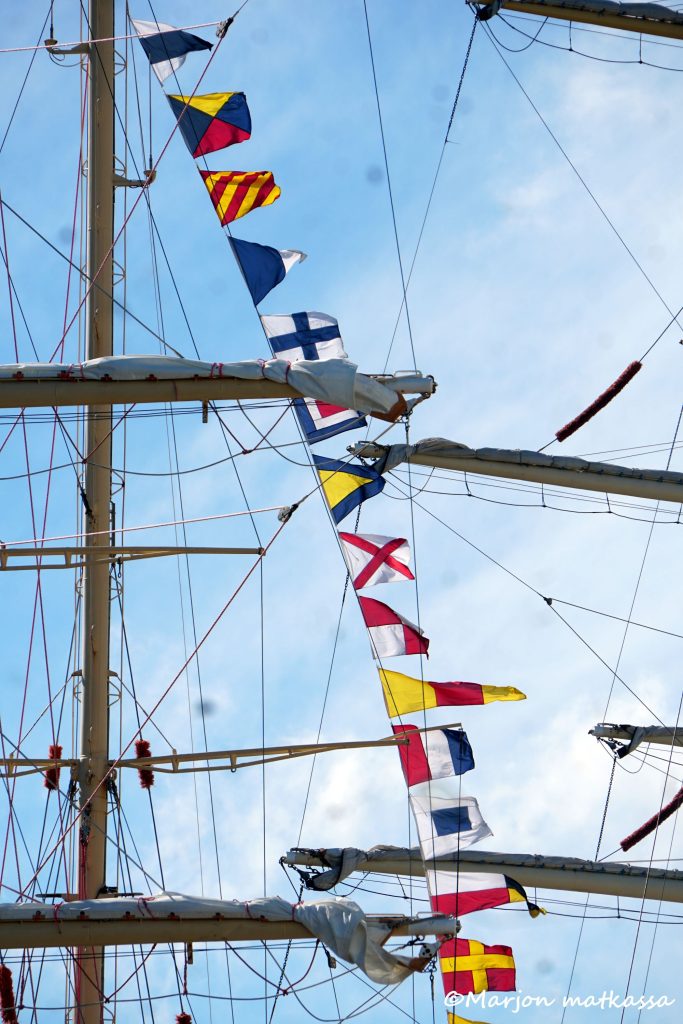 Parhaimmat kuvat tapahtumasta olen bongannut Marjon blogissa: Marjon matkassa: The Tall Ship Races Helsinki 2024 