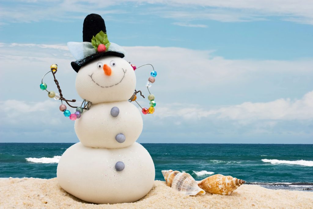 Joulukalenteri 2024 - Barbados snowman