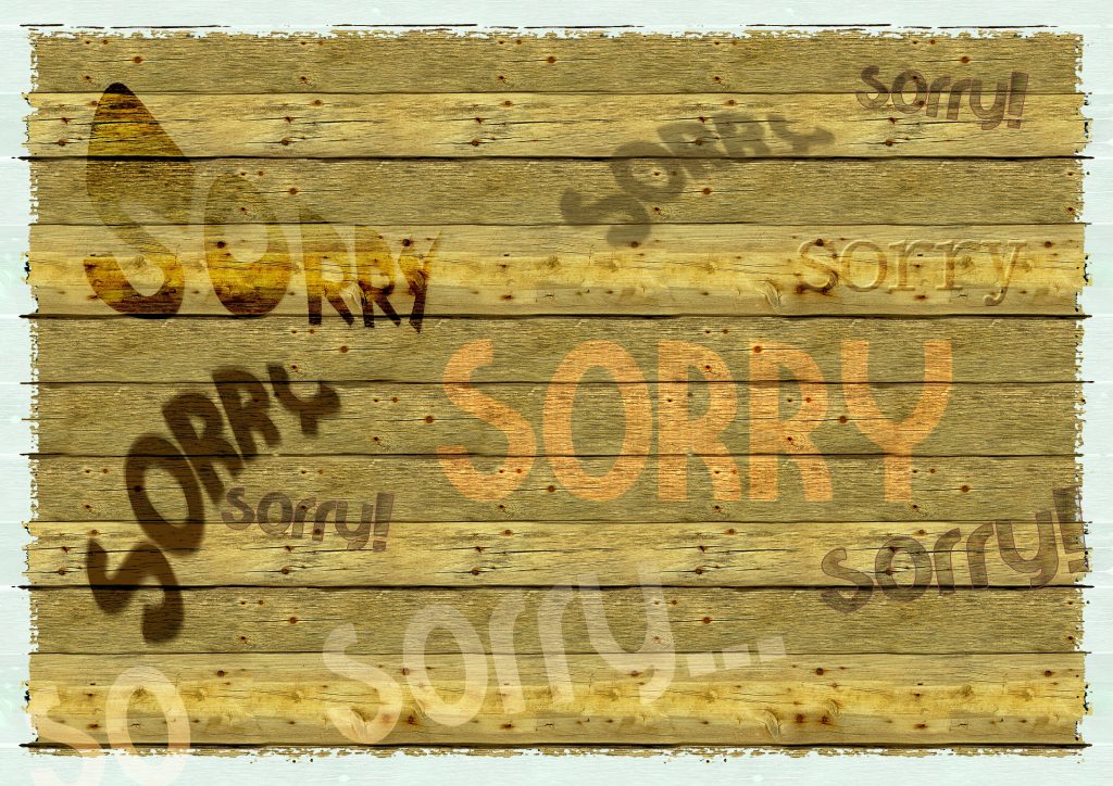 so sorry - pixabay